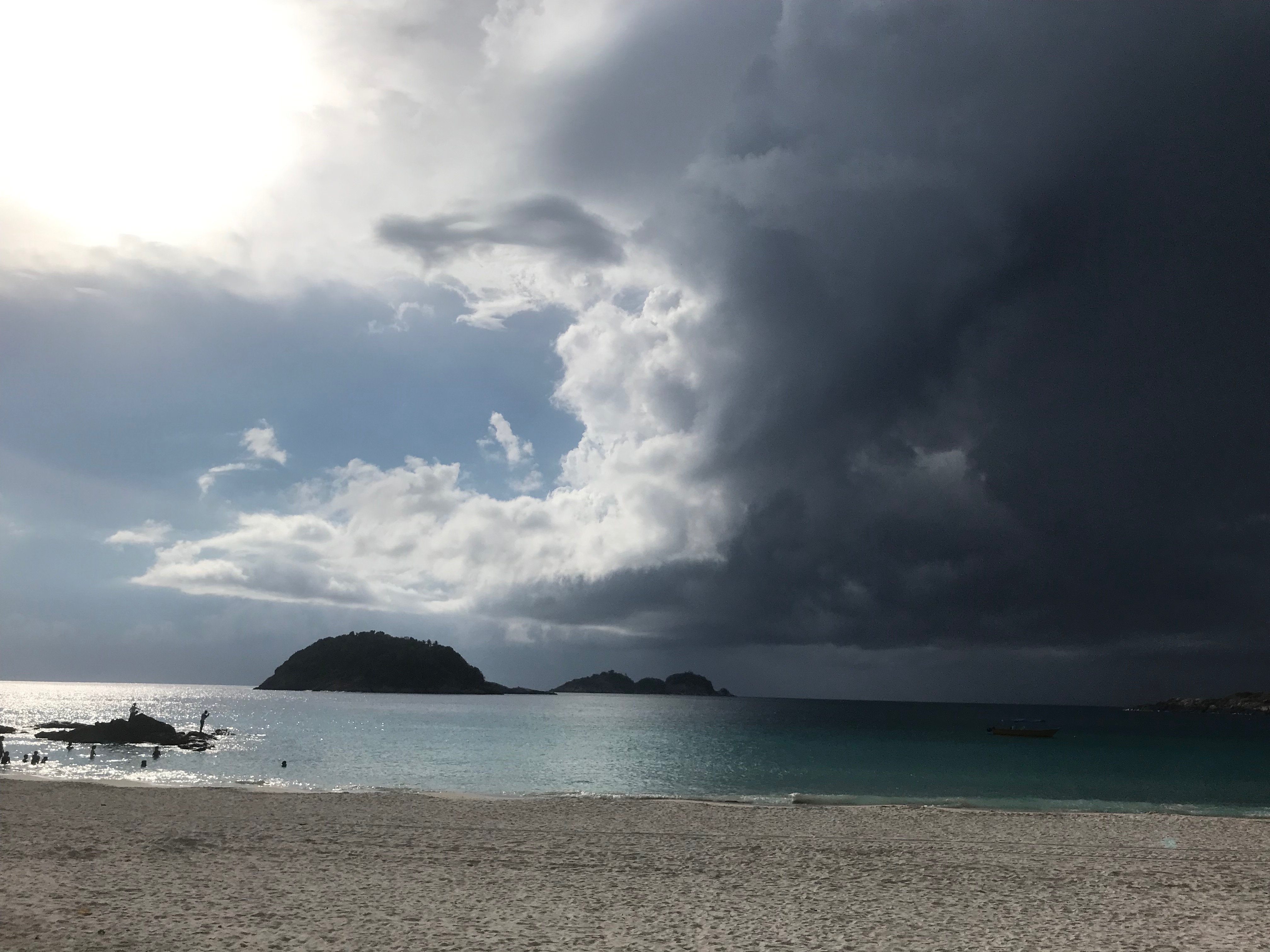 Redang - rain cloud threat